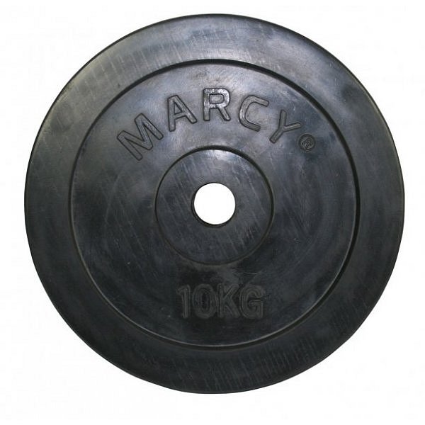 Marcy kotouč pogumovaný Rubber Plate 10.0kg, Singl