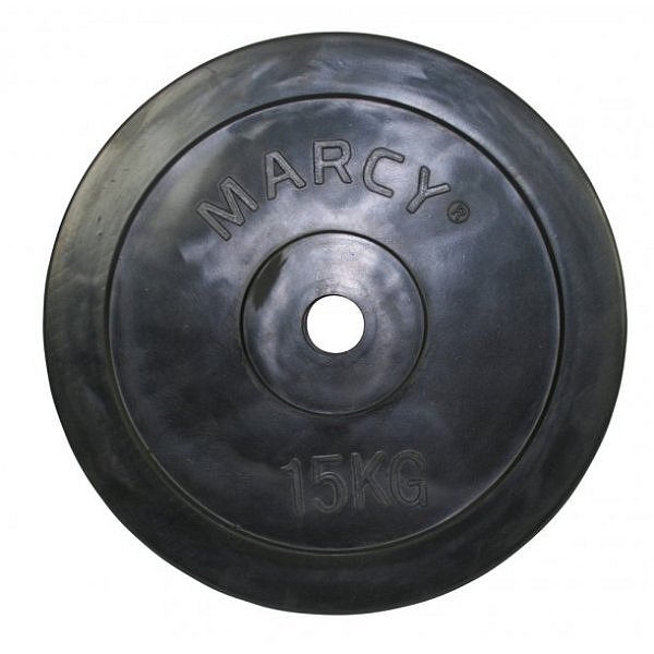 Marcy kotouč pogumovaný Rubber Plate 15.0kg, Singl